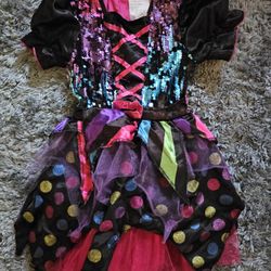 #Girl's #Sequin #Witch #Dress #Costume 