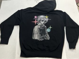 Anime Style Cerberus USA "Heavenly Bodies" Large Discontinued Zip Up Hoodie