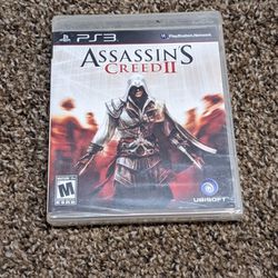 Factory Sealed Assassins Creed 2 PlayStation 3 