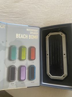 Ijoy Waterproof Speaker… Beach Bomb Night Ip 66 Waterproof Built-In Microphone Free Calls