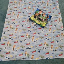 TODDLER BED SHEET 42"× 57", TOY STORY PILLOW