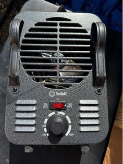 The Soleil Space Heater is a portable electric heater - New