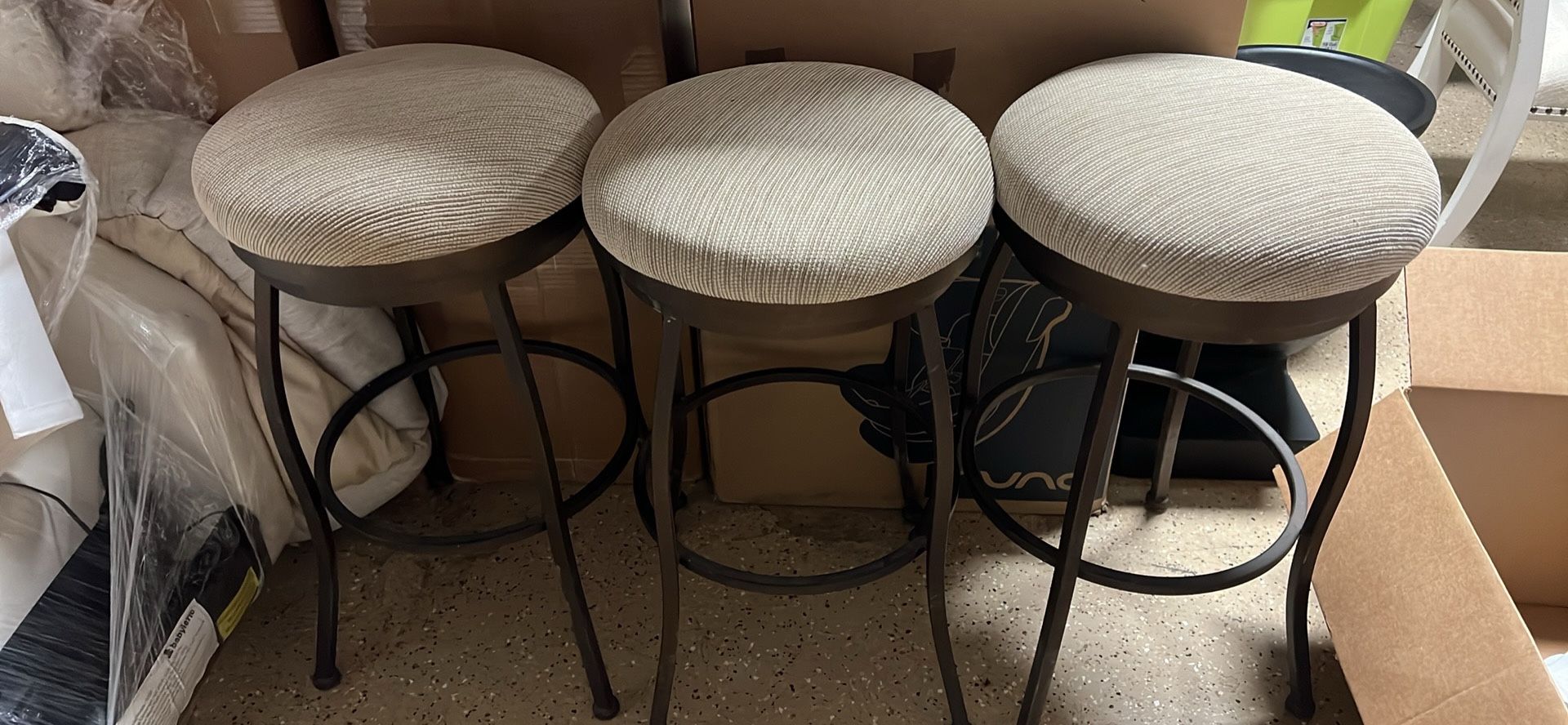 Three Bar Stools