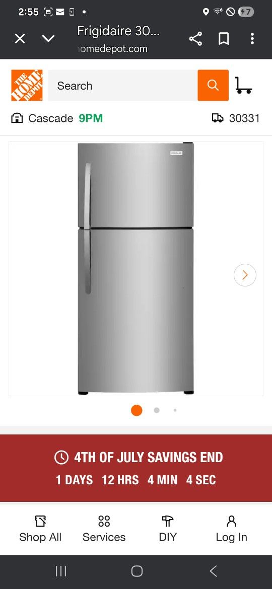 Frigidaire Refrigerator