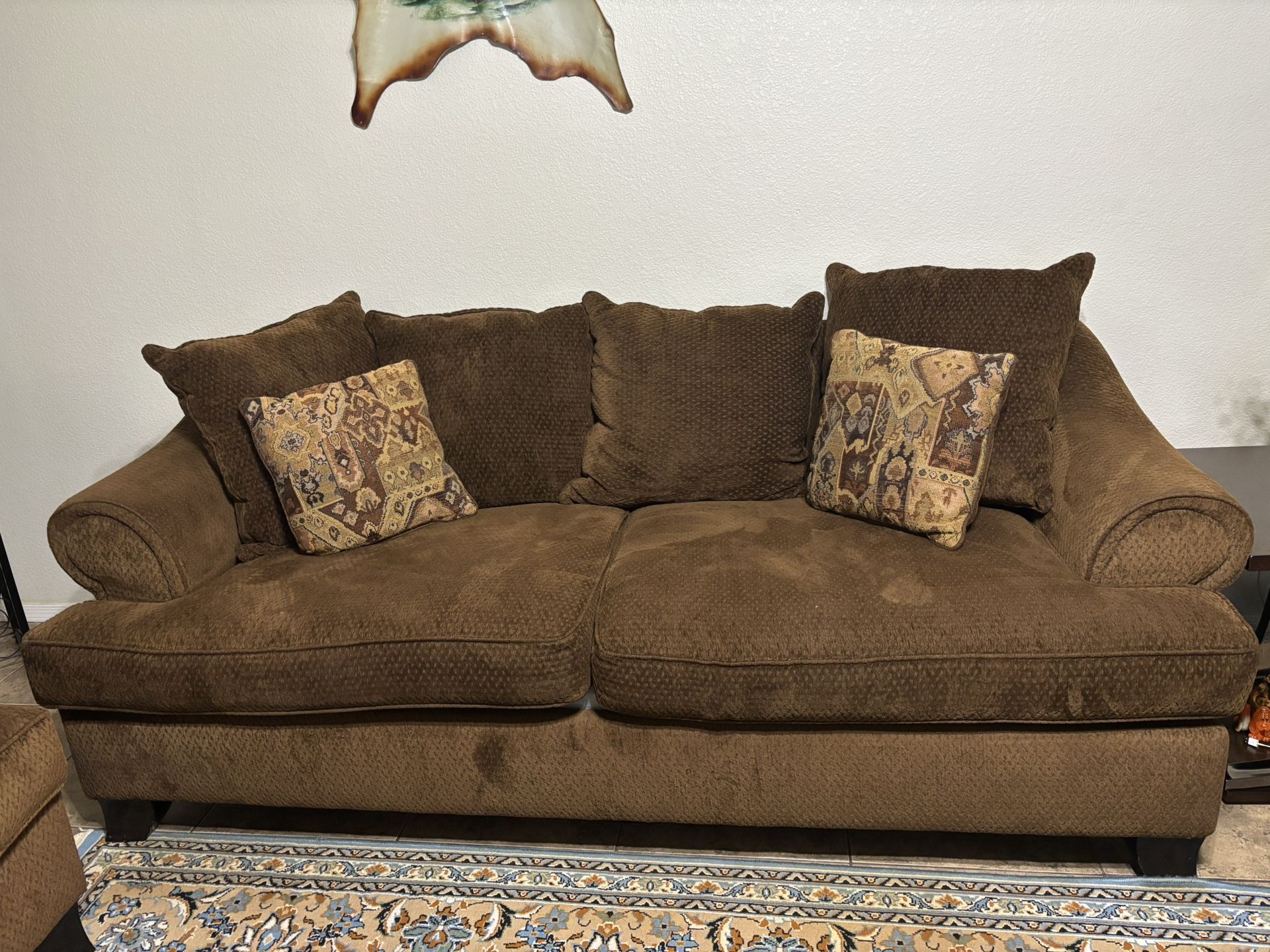 Comfortable Sofa Love Seat And Chair Set