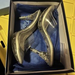 Fabuliscious Women's Heels Clear Size 5
