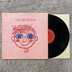 Rare & Vintage Barbra Streisand Color Me Barbra 1966 Columbia Lp Record Vinyl