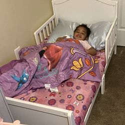 Toddler bed and mattress