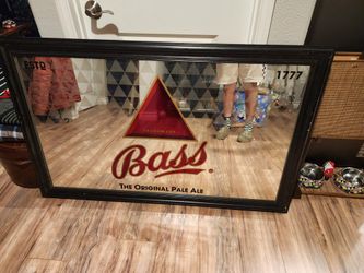 Bass Beer Bar Sign Mirror