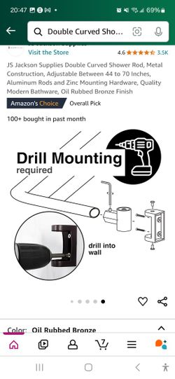 JS Jackson Supplies Double Curved Shower