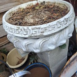 Choice Of Either Concrete Bird Bath Tops Sold Individually 