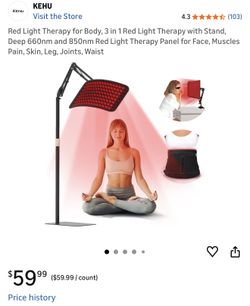 Red Light Therapy for Body, 3 in 1 Red Light Therapy with Stand