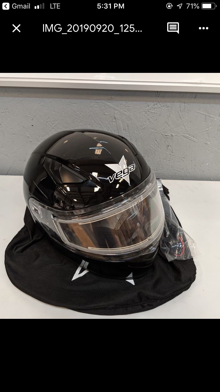Vega motorcycle helmet medium