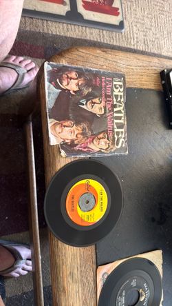 Original Beatles 45 RPM record