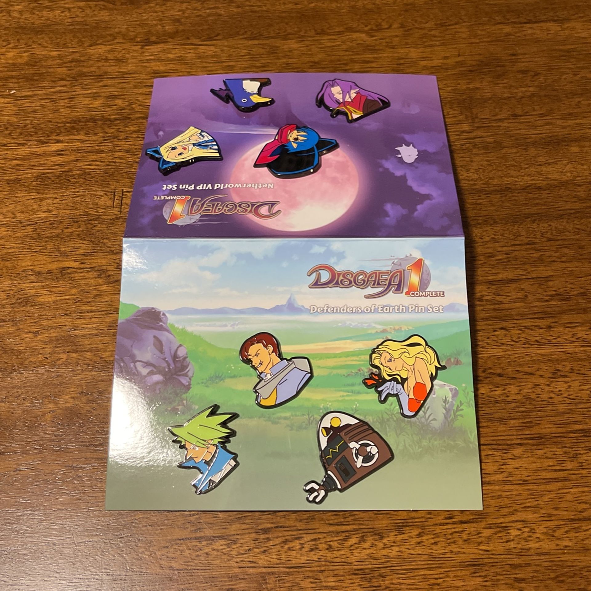 Disgaea Enamel Pins