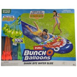 Zuru Bunch O Balloons shark bite water slide with 100+ balloons
