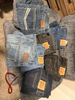 8 Pairs Men’s Levi’s 501/505 + Cody James Jeans 40x32