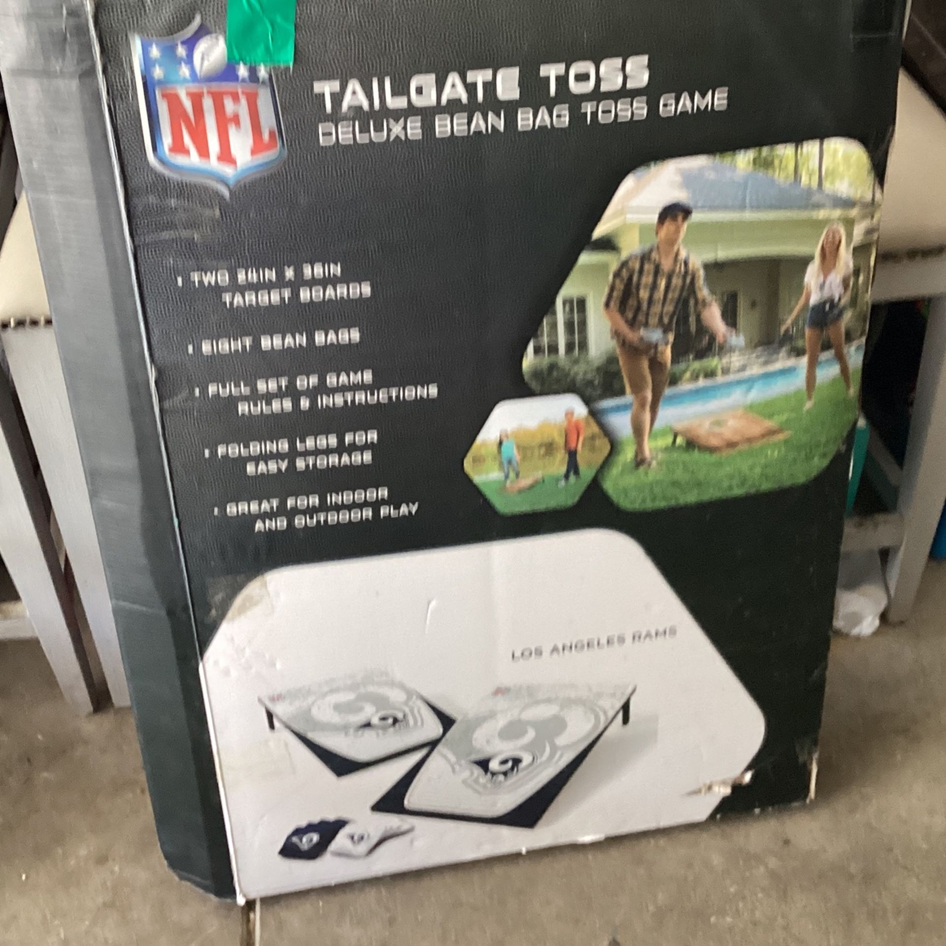 Rams Corn Hole Tail Gate Toss Used