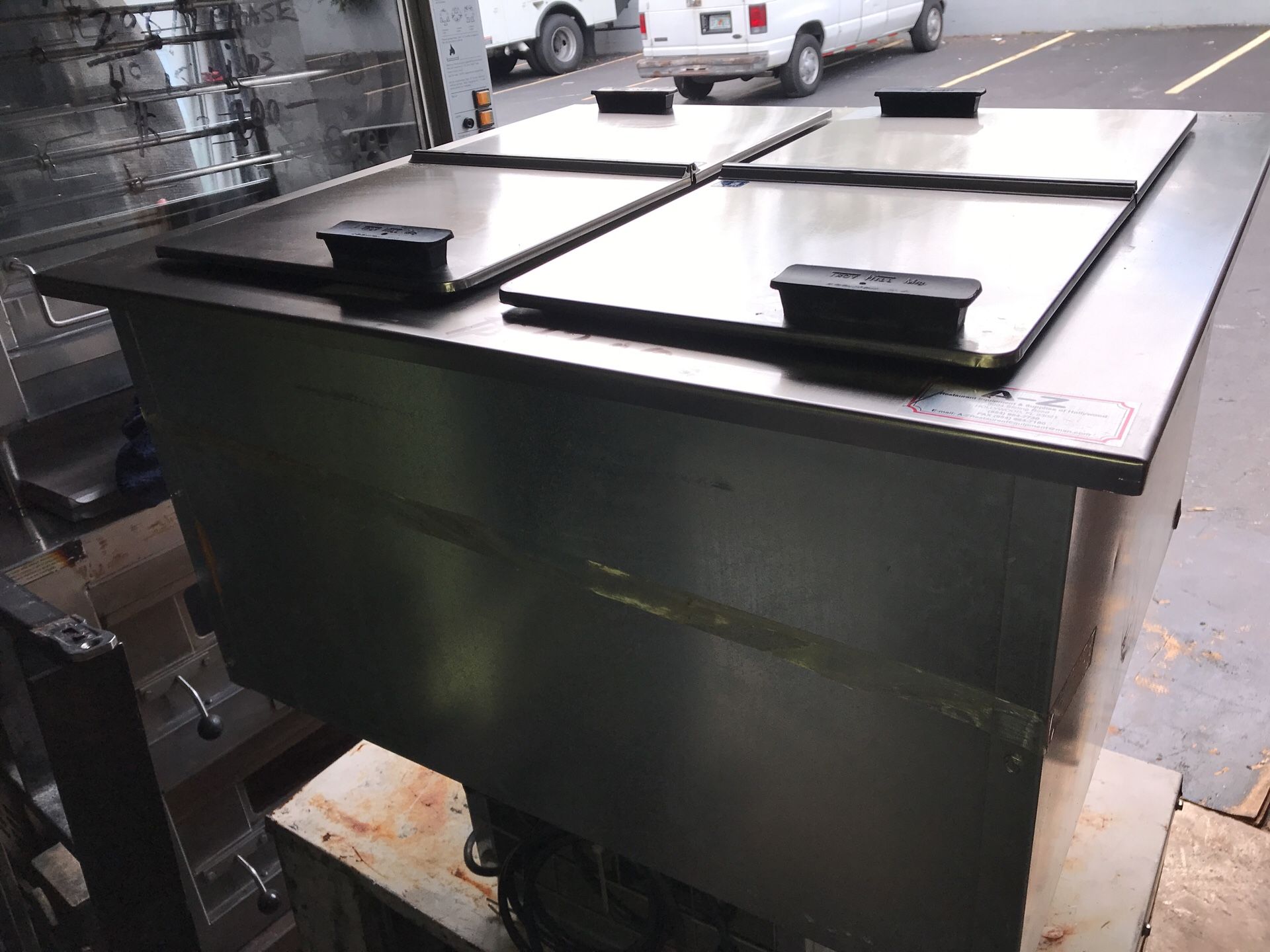 DROP IN ICE CREAM FREEZER NEW DELFIELD STAINLESS STEEL