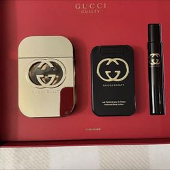 Gucci Guilty 3 PCs Gift Set - Gucci Women Perfume Set 
