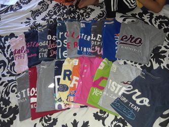 Blusas small y medium son 20 eropastal y hollystes american eagle