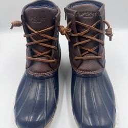Sperry Top-Sider Saltwater Duck Ankle Boots Girls Size 6M