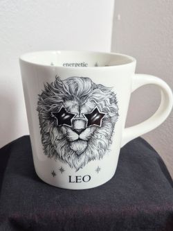 Williams Sonoma Rory Dobner Zodiac Leo Lion Coffee Mug 18 oz.