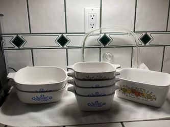 Corning Ware without lids & 1large lid without dish-all for $35