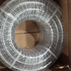 New In Box 1 1/4” X 50’ Clear Reinforced Hose For Pond Spa Pool Marine 