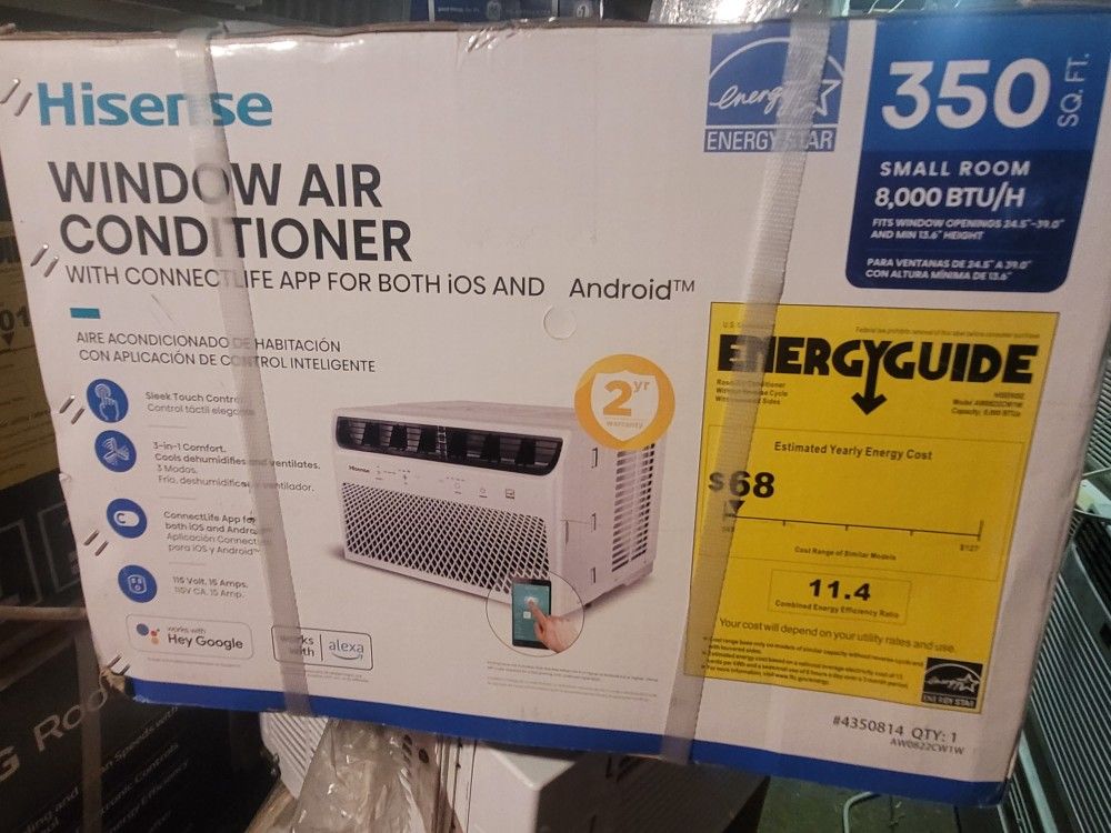 New Air Conditioner 8,000 Btus