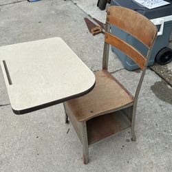 School Desk Vintage