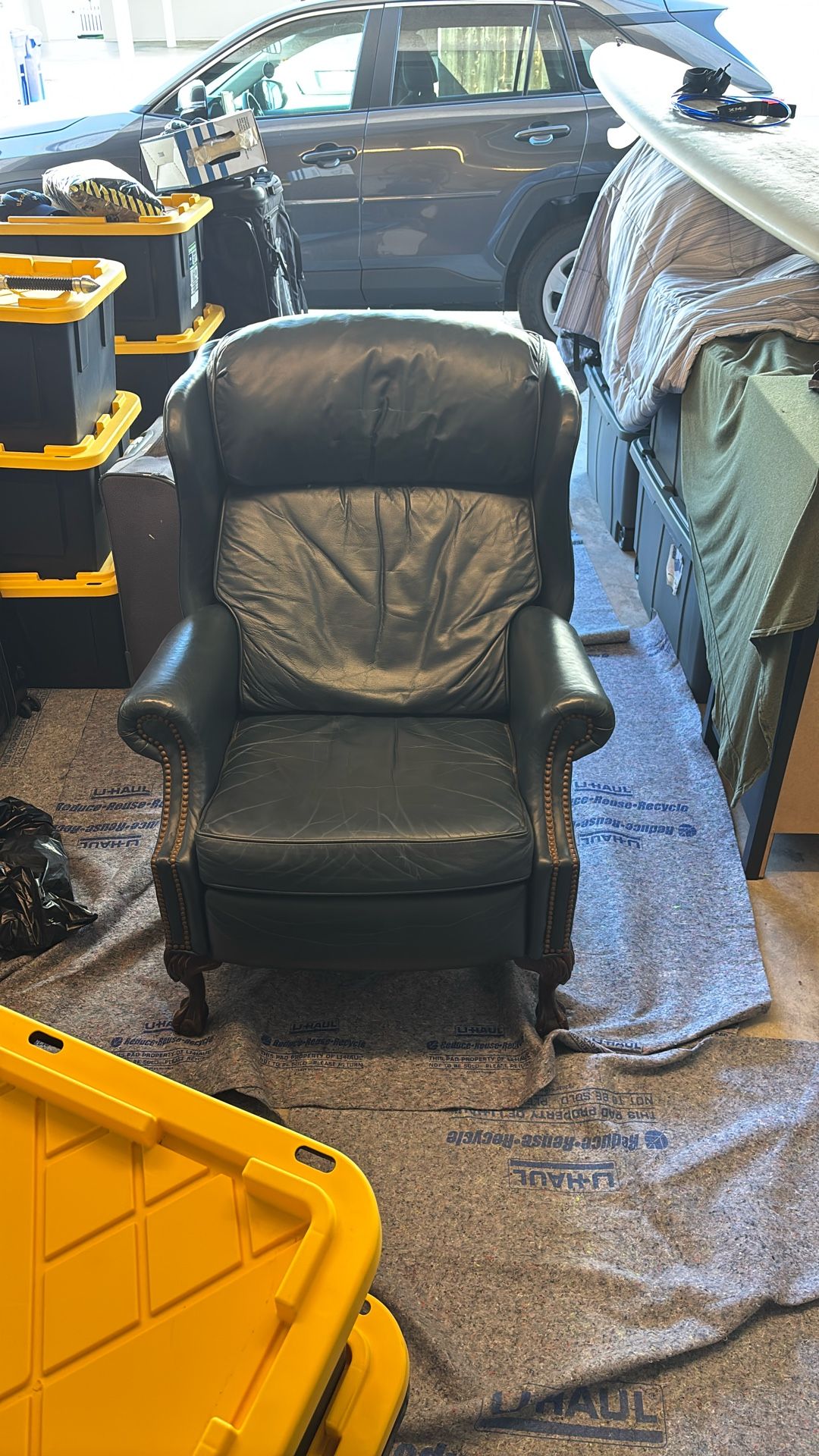 Leather Lounge/Reading Sofa Chair