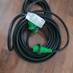 RVMATE Marine Shore Power Cord 25FT, 30A 125V Marine Shore Boat Extension Cord, Stow,10AWG/3C

