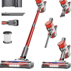Brand new Powerful Stick Vacuum Cleaner for Home with Rechargeable Battery, 6-in-1 Lightweight Handheld Vacuum, 45 Mins Runtime for Hardfloor & Carpet