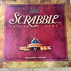 Scrabble 50th Anniversary Collector’s Edition ($50) 