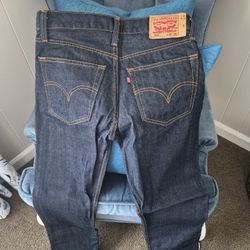 New Levi's 501 Button Up Blue Jeans