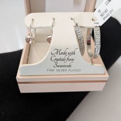 Earrings Set Of Two Pairs