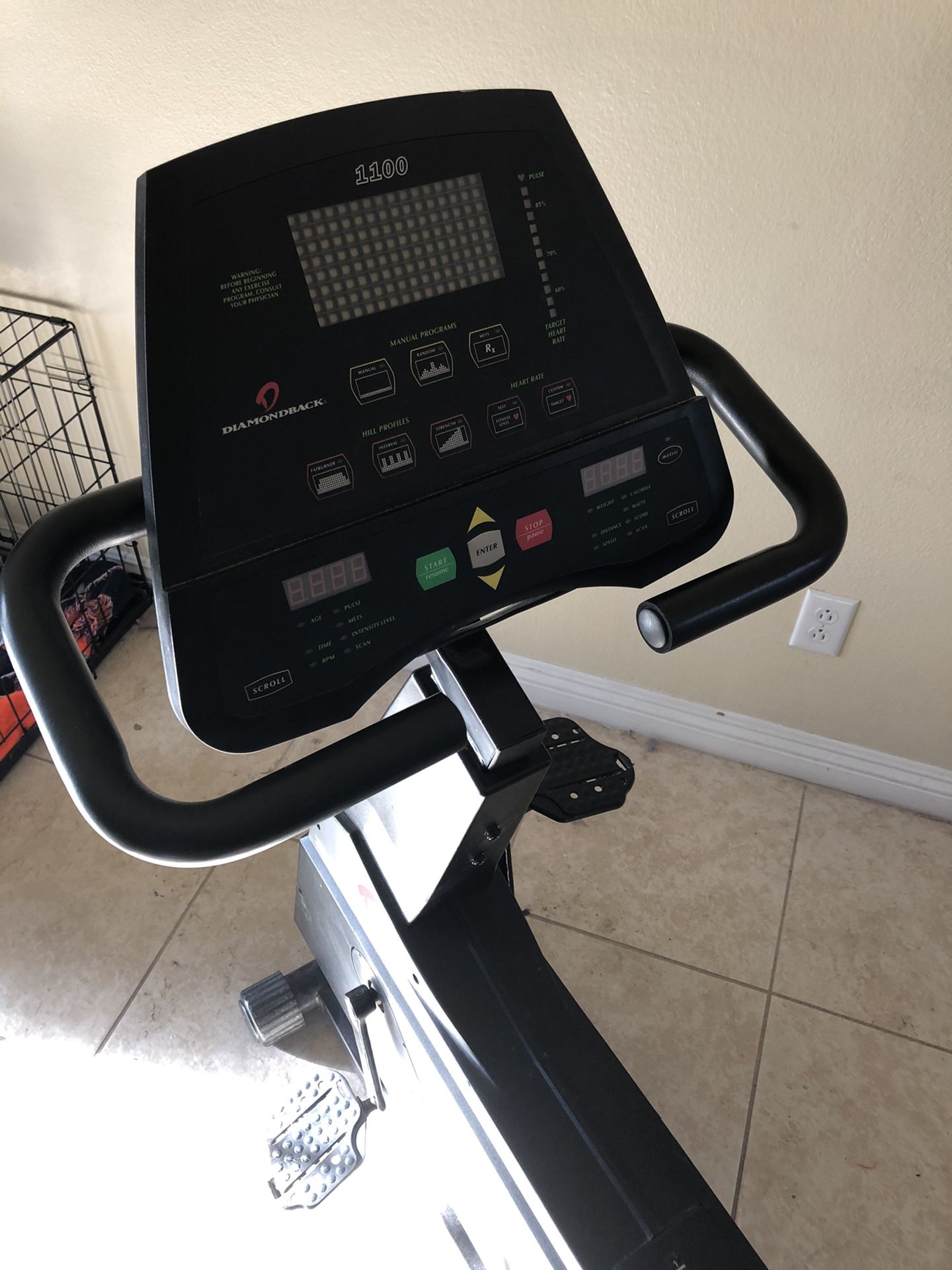 diamondback 1100r recumbent bike parts