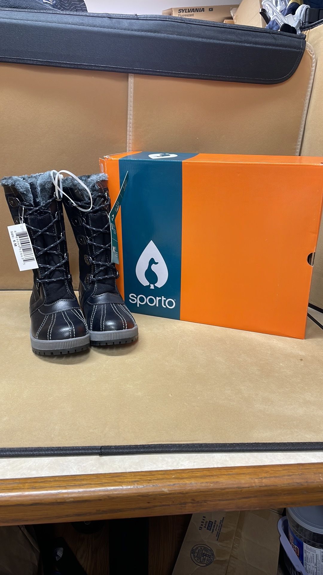 Sporto women’s tall combat winter boot