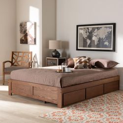 3-Drawer Platform Storage Bed Frame