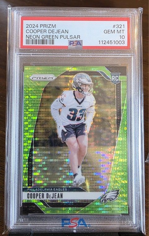 Cooper Dejean Green Pulsar Color Match Psa10