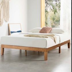 Solid Wood Platform Bed Frame FULL  cama