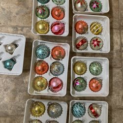 Vintage Shiny Bright Ornaments 