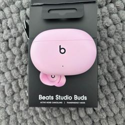 Pink Brand New Beats Earbuds
