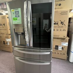 Refrigerator,36’fridge LG Stainless Steel New Scratch Dents W/ Ice Water