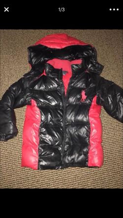 Authentic polo jacket used in excellent condition size 5t for boys