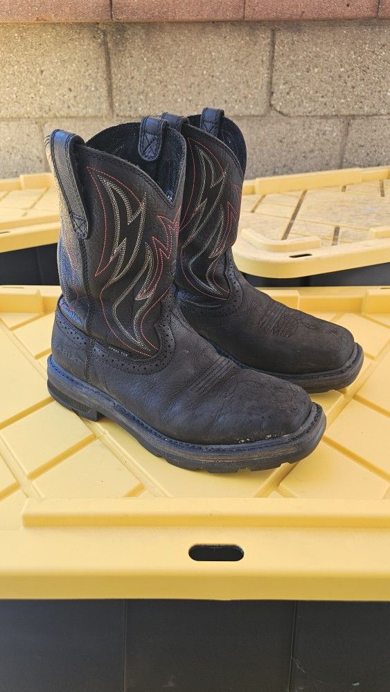 Size 10 EE Ariat Work Boots Steel Toe