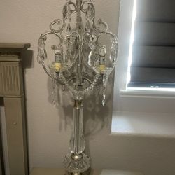 Faux Crystal Lamp