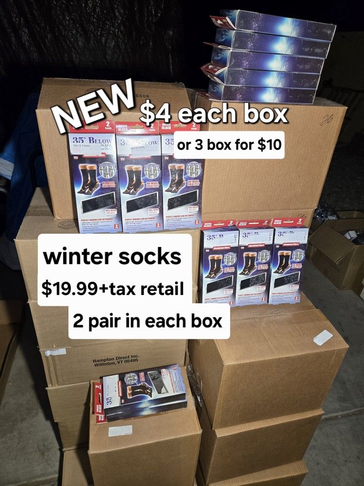 New Boxes Of 35 ° Below Ultimate Comfort super warm winter Socks