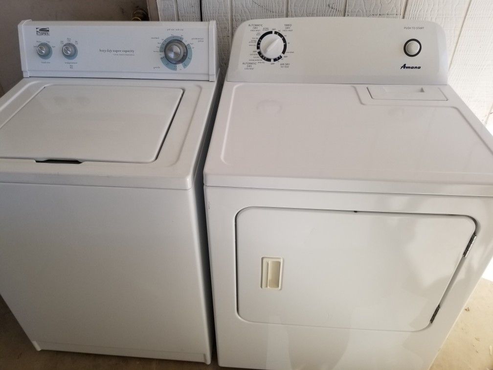 Washer and Dryer 